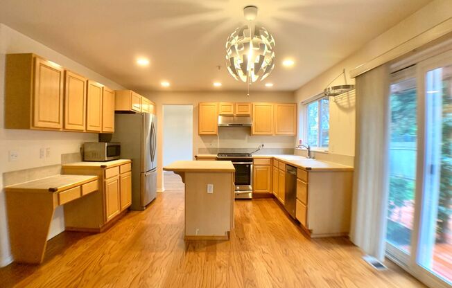 Beautiful 3-Bedroom Kirkland Home with Office, Private Backyard & 2-Car Garage