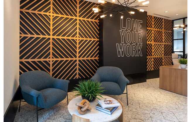 Photo of lobby seating