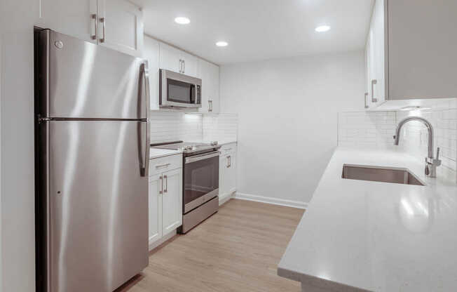 Kitchen with Stainless Steel Appliances