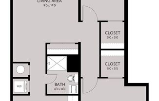 2 beds, 1 bath, 887 sqft, $2,179, Unit 106D