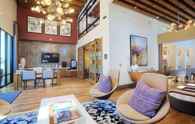 Resident Lounge at Audere Apartments, Phoenix, AZ