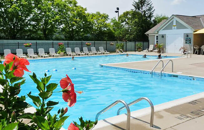 swimming pool at Centerville Park apartments