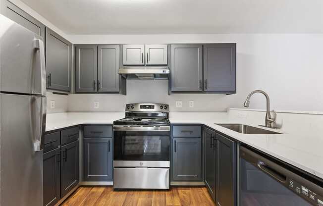 Hanover Apartments Model Kitchen