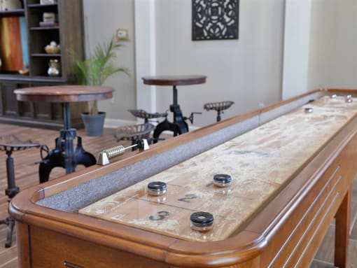 Shuffleboard at The Ledges Apartment Homes, Groton, 06340