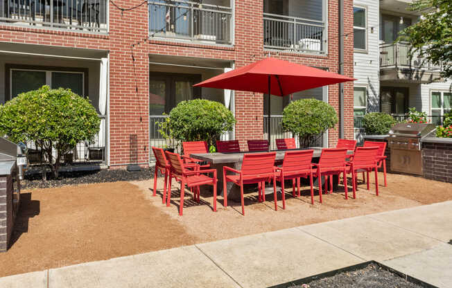 Outdoor Lounge with Grilling Area