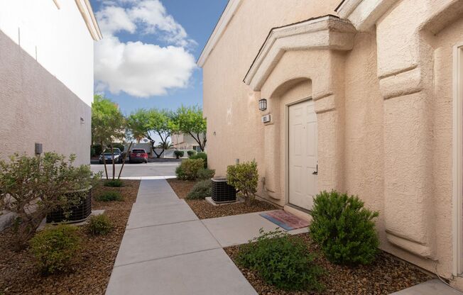 Gated two bedroom SW unit with garage