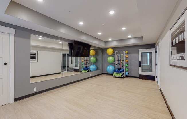 Flex Rooms With Fitness Space For Yoga, Spin And Pilates at Shady Oak Crossing, Minnetonka, MN