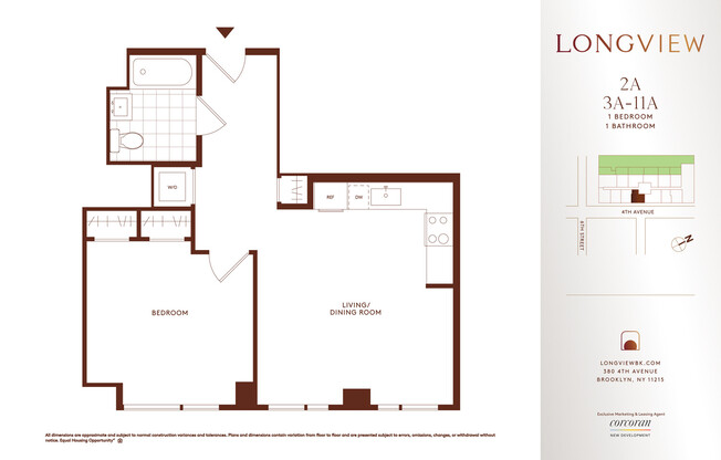 1 bed, 1 bath, $4,399, Unit 7A