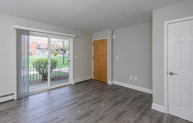 Composite floors with patioat Troy Hills Village in Parsippany, NJ,07054