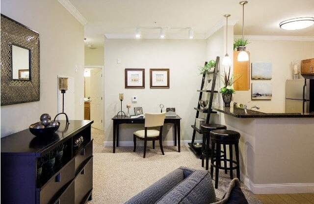 Living Area at The Commons in Weymouth Rentals