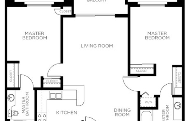 2 beds, 2 baths, 1,044 sqft, $2,825