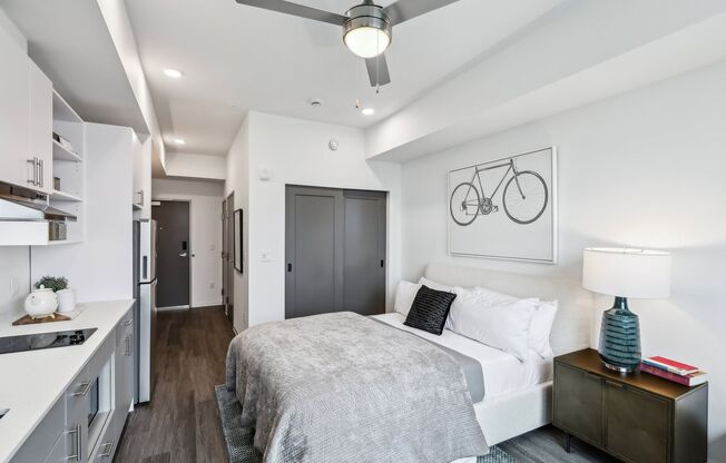 Studio, 1 bath, 308 sqft, $1,450, Unit 534