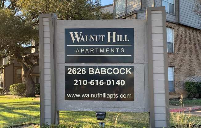 Property Signage  at Walnut Hill, San Antonio, TX, 78229