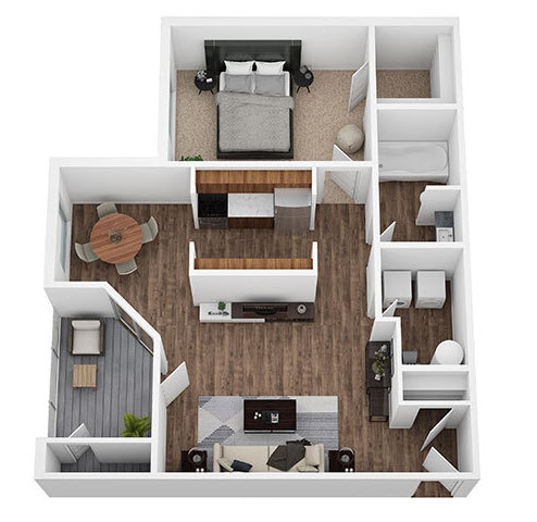 1 bed, 1 bath, 800 sqft, $995