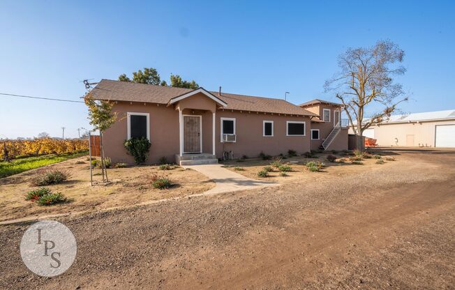 Fresno Westside Farm Home, 3BR/1BA, Built 1925 – Modern Updates!