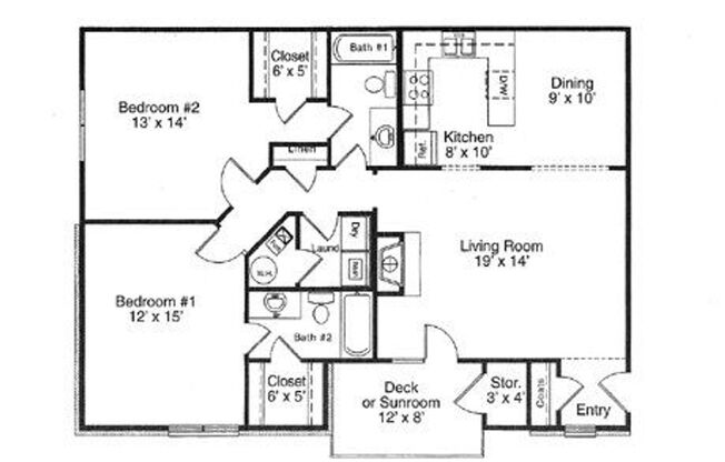 2 beds, 2 baths, 1,230 sqft, $1,250, Unit PB0812