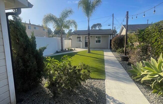 Beautiful Remodeled House with large yard 2br 1ba 1-car garage plus driveway!