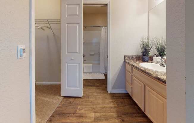 2 Bedroom Model Primary Bathroom at Audubon Oaks, Florida