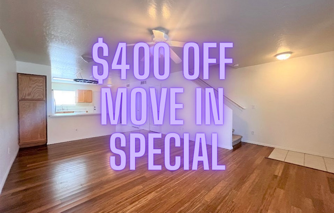 ***MOVE IN SPECIAL*** WATER INCLUDED! Two bdrm Townhome with private patio for RENT in Paradise Valley!