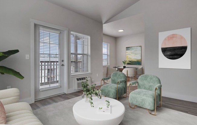 Spacious Living Room | Tualatin Oregon Apartments | River Ridge