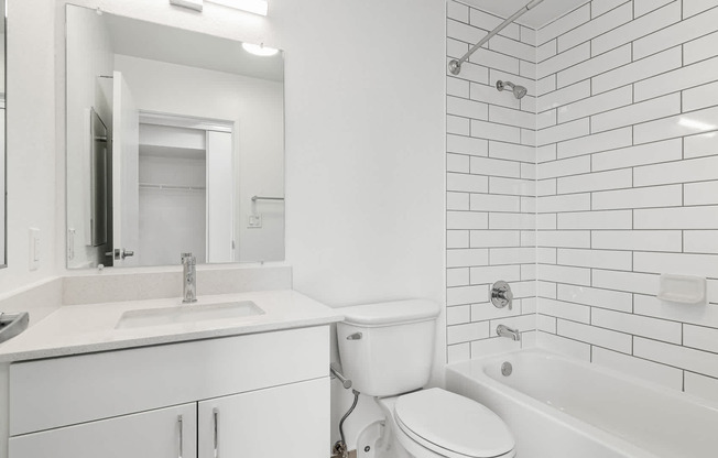 Bathroom With Hard Surface Flooring