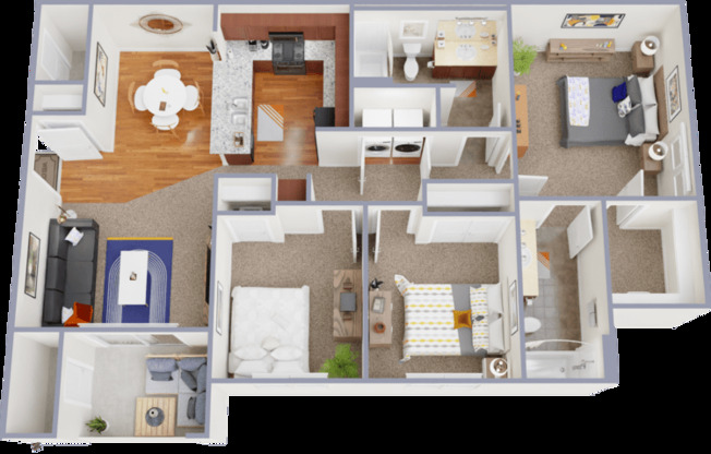 3 beds, 2 baths, 1,185 sqft, $1,819
