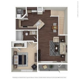 1 bed, 1 bath, 937 sqft, $1,337