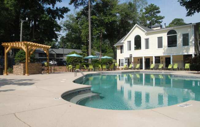 Resort Inspired Pool with Sundeck at Clarion Crossing Apartments, PRG Real Estate Management, Raleigh, 27606