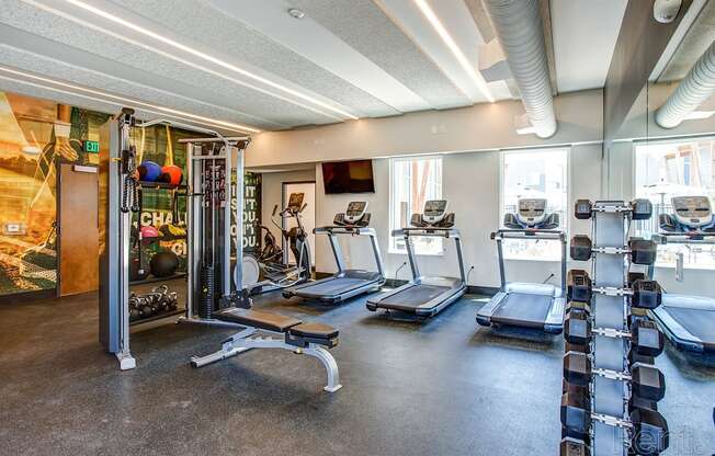 Gym at Lofts at Fox Ridge, Missouri