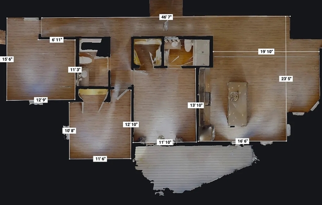 3 beds, 2 baths, 1,200 sqft, $5,300, Unit Unit 7