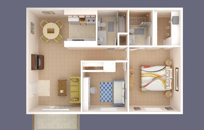 2 beds, 2 baths, 880 sqft, $795, Unit 211