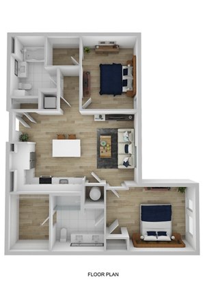 2 beds, 2 baths, 985 sqft, $3,177