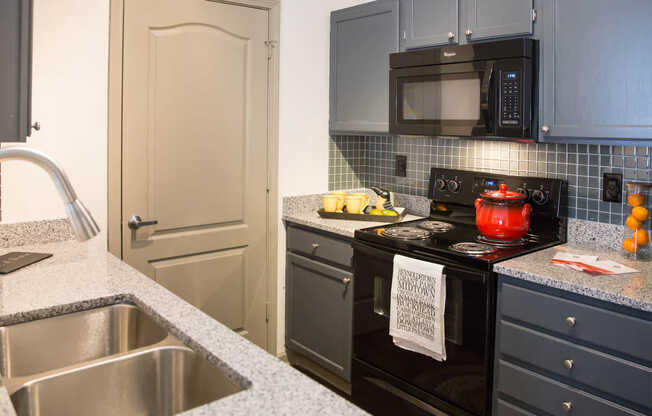 Kitchen with Stainless Steel Appliances