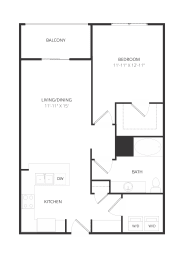 1 bed, 1 bath, 817 sqft, $1,815