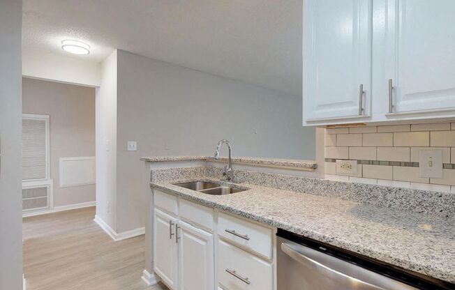 Granite Countertop at Willow Bend Apartments, Durham, North Carolina