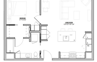 1 bed, 1 bath, 708 sqft, $3,295, Unit 406