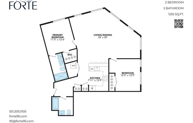 2 beds, 2 baths, 1,073 sqft, $5,099, Unit APT. 601
