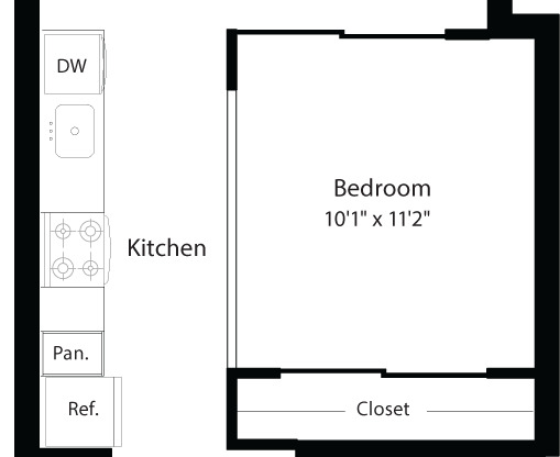 1 bed, 1 bath, 634 sqft, $1,982, Unit 310