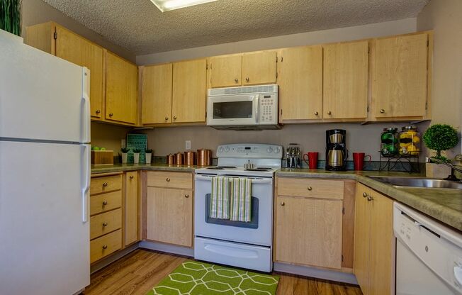 Over-the-Range Microwaves at Commons at Timber Creek Apartments, Portland, 97229