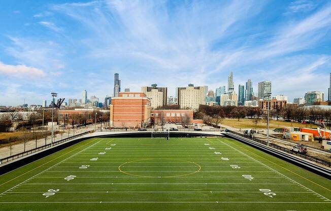 Soccer Stadium at 23rd Place Apartment, Illinois