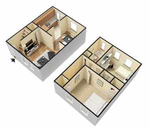  Floor Plan 2 Bedroom