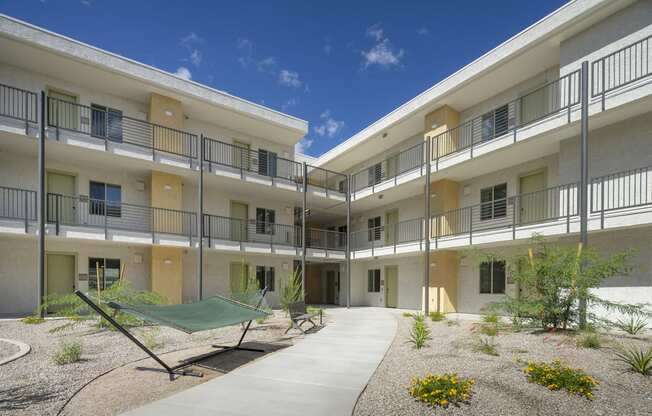 Hammock Walkway at Cabana Bridges Apartments in Tucson Arizona