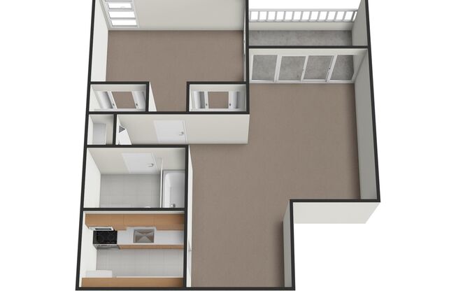 1 bed, 1 bath, 734 sqft, $1,254, Unit 610