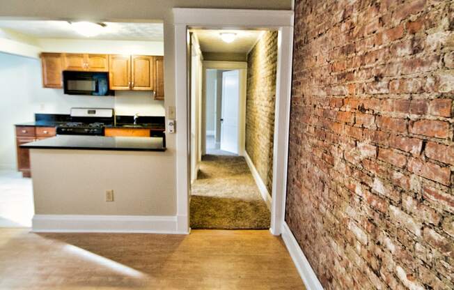 Exposed Brick at Integrity Gold Coast Apartments, 44102
