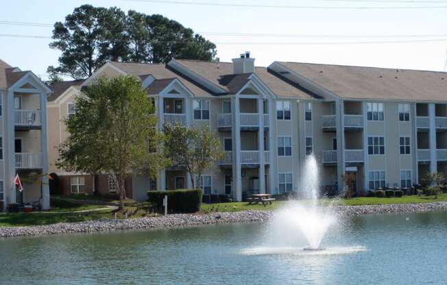 Lake Views with fountains at WaterFront Apartments, Virginia Beach, VA,23453