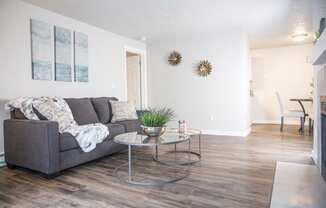 GoGo Heights Hardwood Floor Living Room