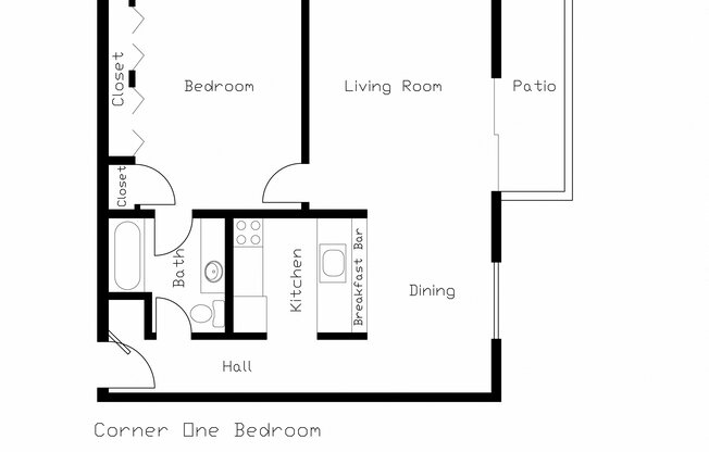 1 bed, 1 bath, 680 sqft, $1,200