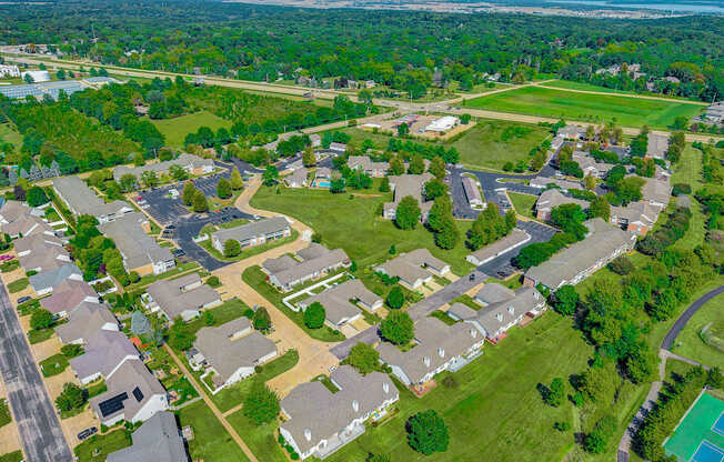 Aerial View Of Knoxville Pointe