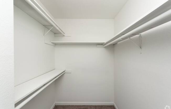 Large walk in closet