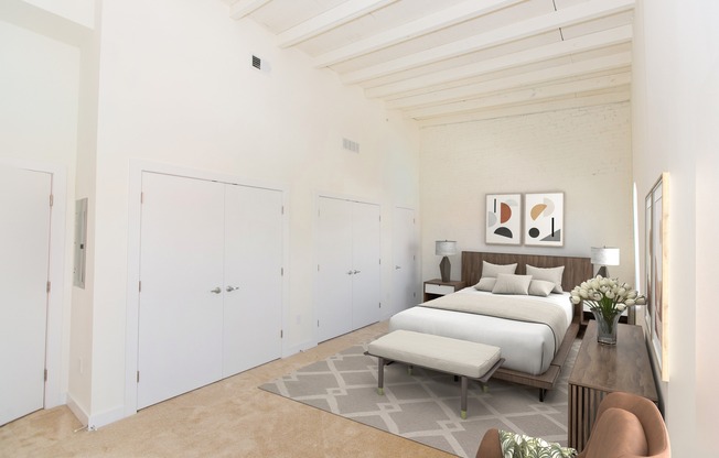 Elegant Master Bedroom | Marketplace at Fells Point | Baltimore Apartments